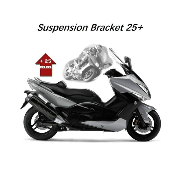 POLIPARTS tuning rialzo ammortizzatore tmax 500 Complete Shock Absorber Lift Kit with Strut for YAMAHA XP T-MAX TMAX 500 Year from 2001 to 2011 - Image 4