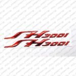 Motorcycle Stickers Pair Stickers Decorative Emblem in 3D Resin SH300i Writing Set of 2 pieces - Image 3