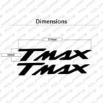 3D Resin Stickers Yamaha TMAX Logo – 1 Pair - Image 7