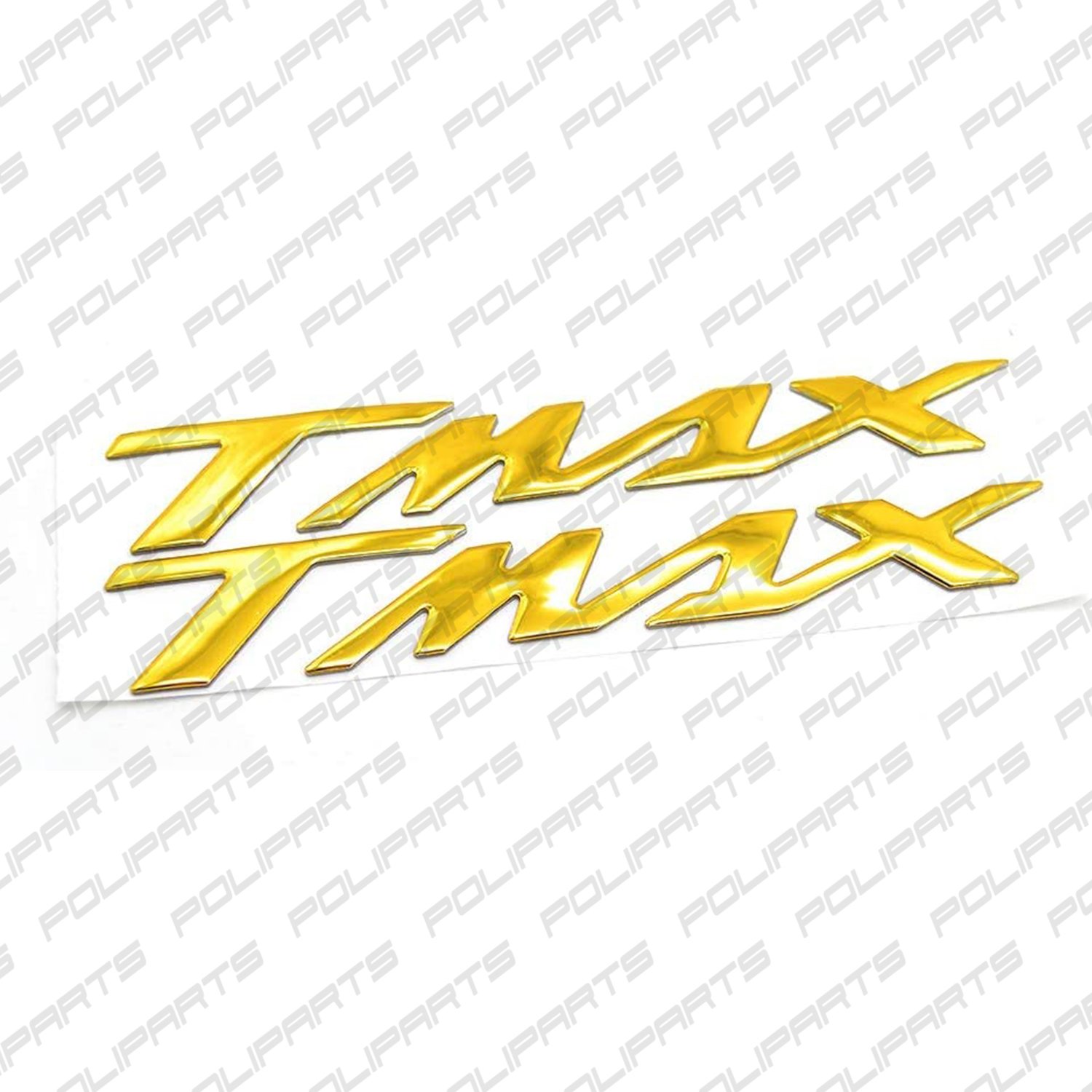 adesivi logo tmax oro 3D Resin Stickers Yamaha TMAX Logo – 1 Pair - Image 5