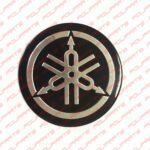 Stainless Steel Sticker Emblem Decal YAMAHA Logo 3D Embossed Effect