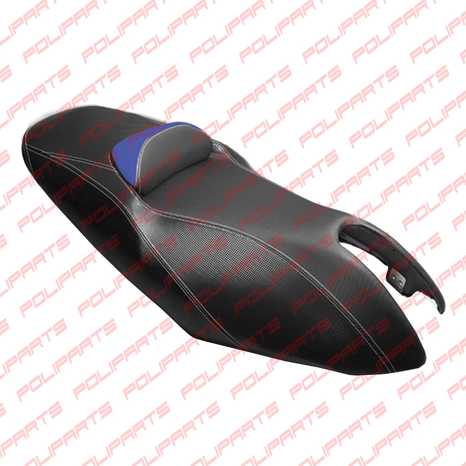 coprisella tmax 2001 2007 blu (1) Black Seat Cover with Various Color Pad for Yamaha T-MAX TMAX 500 Year 2001 to 2007 - Image 4