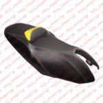 Black Seat Cover with Various Color Pad for Yamaha T-MAX TMAX 500 Year 2001 to 2007 - Image 8