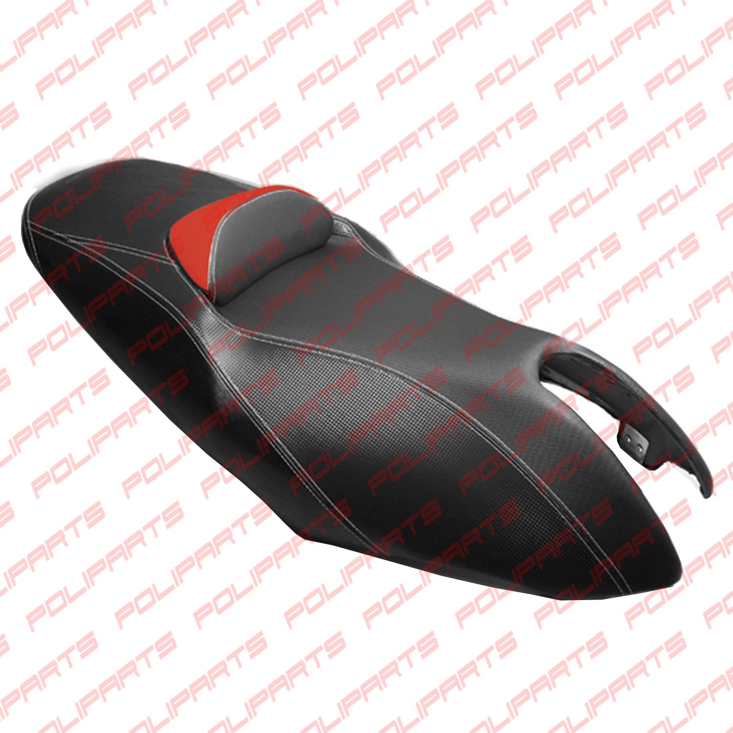 coprisella tmax 2001 2007 rosso (1) Black Seat Cover with Various Color Pad for Yamaha T-MAX TMAX 500 Year 2001 to 2007 - Image 6