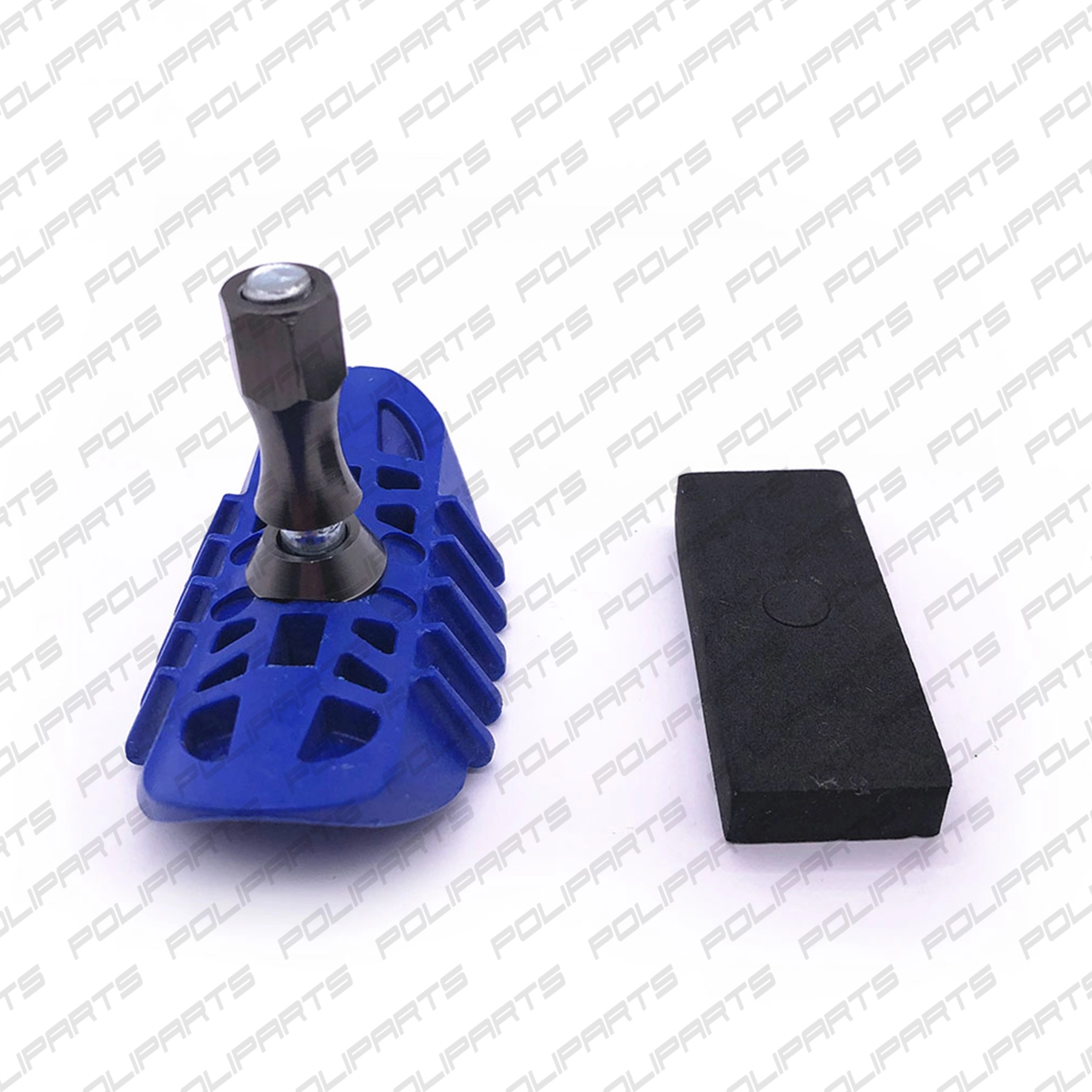 fermacopertuna_moto_off_road_1.85_inch_3 Fermacopertone con Spugna Anti Vibrazione Dado Alluminio per Enduro Motocross Fuoristrada - immagine 6