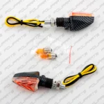 Pair of Universal Short Stem Arrow Indicators Approved for Motorcycles and Scooters - Image 2