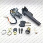 Kit Serrature Completo Blocchetto Chiavi Avviamento per Aprilia SR 50cc Vari Modelli Aprilia R.O. 8202218 / 8202386 - immagine 7