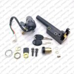 Kit Serrature Completo Blocchetto Chiavi Avviamento per Aprilia SR 50cc Vari Modelli Aprilia R.O. 8202218 / 8202386 - immagine 2