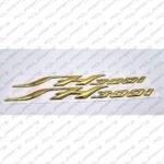 Motorcycle Stickers Pair Stickers Decorative Emblem in 3D Resin SH300i Writing Set of 2 pieces - Image 5