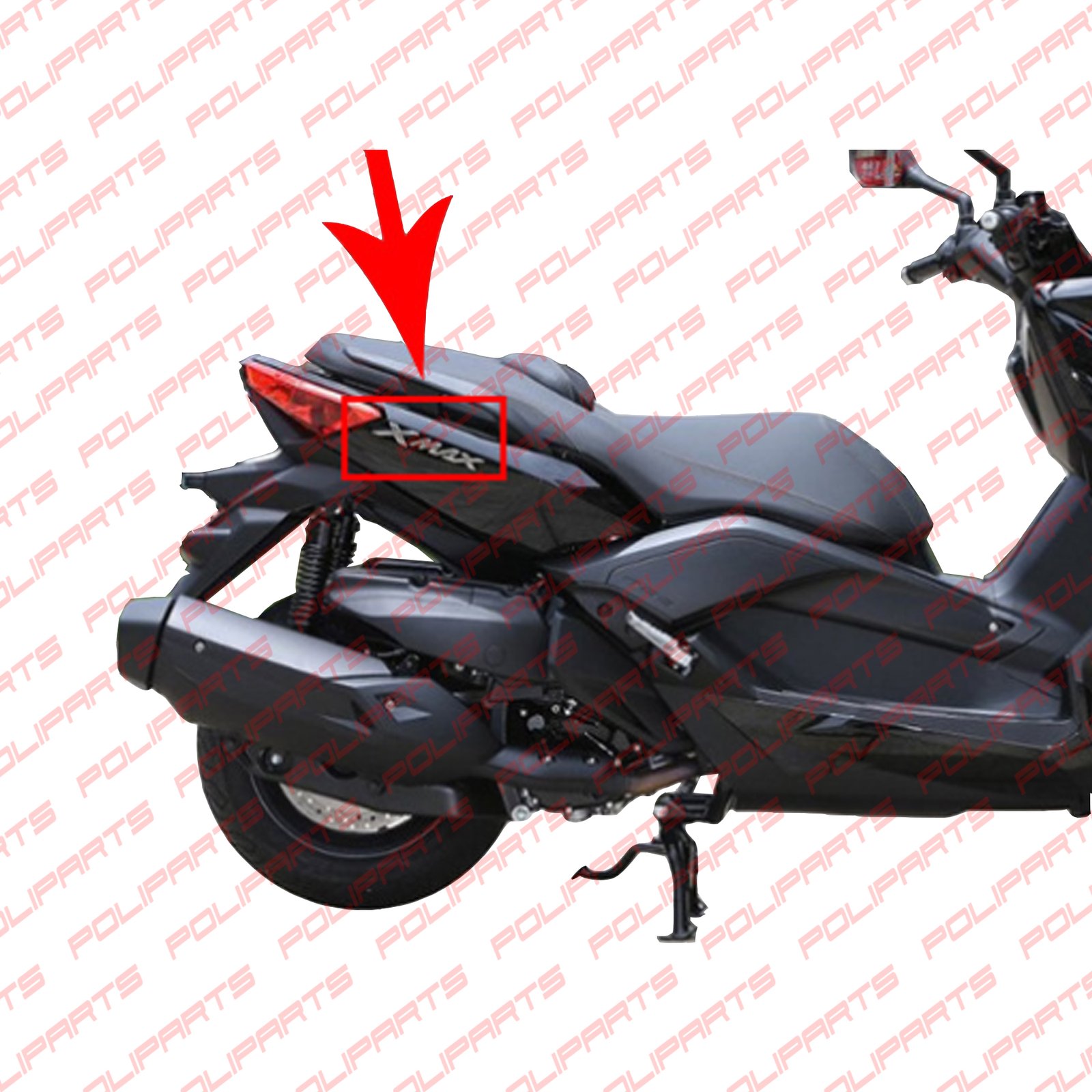 xmax sticker Pegatinas de resina 3D impermeables con letras XMAX para Yamaha X-MAX X MAX 125 250 300 400 (2 unidades) - Imagen 11