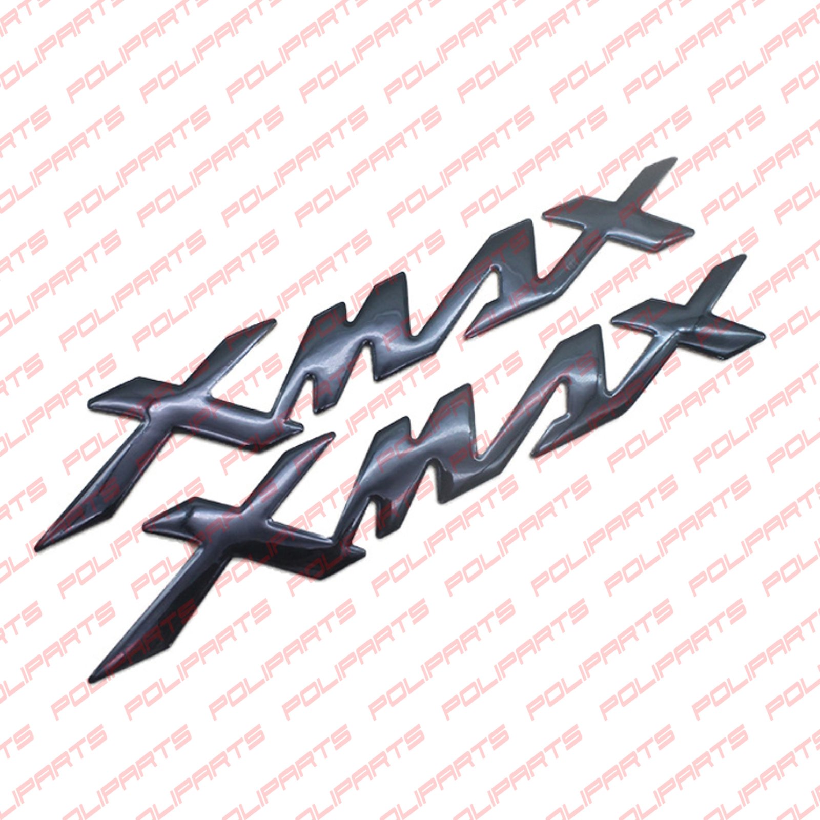 yamaha x-max sticker black color (1) Pegatinas de resina 3D impermeables con letras XMAX para Yamaha X-MAX X MAX 125 250 300 400 (2 unidades) - Imagen 3