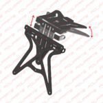 Struttura in alluminio tagliato a laser con finitura nera opac