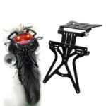 - Portatarga montato su moto con codone aftermarket